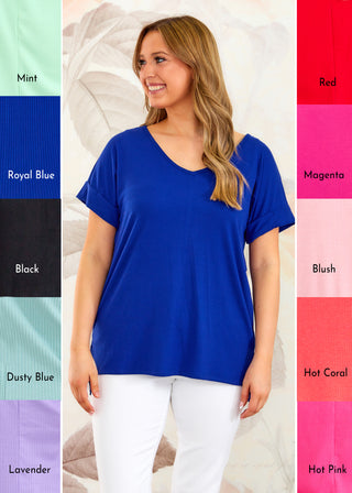 Carrie Top - 10 Colors - LAST ONES LAST ONES FINAL SALE