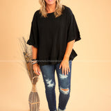 Emma Grace Top - BLACK* LAST ONES FINAL SALE *