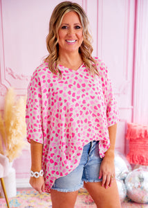 Your Dream Girl Top by Adrienne - Pink - FINAL SALE
