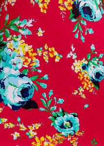 Wildflower Spirit Dress - Cranberry - FINAL SALE
