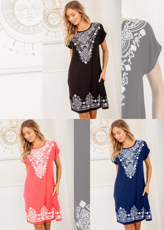 Take the Journey Dress - 3 Colors  - LAST ONE FINAL SALE