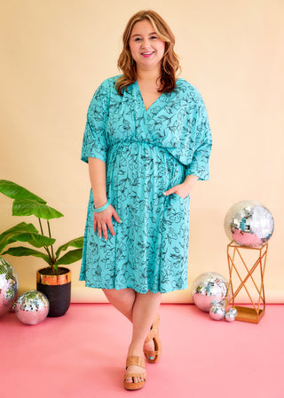 Always In Mind Dress - Aqua* FINAL SALE *