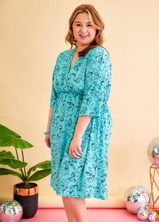 Always In Mind Dress - Aqua* FINAL SALE *