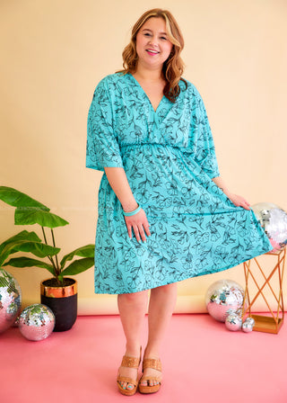 Always In Mind Dress - Aqua* FINAL SALE *