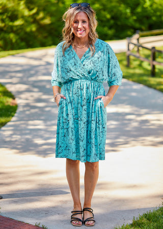 Always In Mind Dress - Aqua* FINAL SALE *