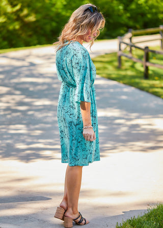 Always In Mind Dress - Aqua* FINAL SALE *