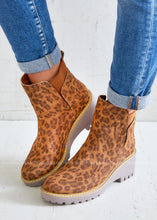 Load image into Gallery viewer, Basic Lug Bootie by Corkys - Leopard - FINAL SALE
