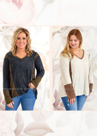 Cordelia Top - 2 Colors - FINAL SALE