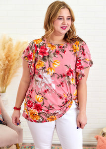 Moments of Love Top - Pink - FINAL SALE