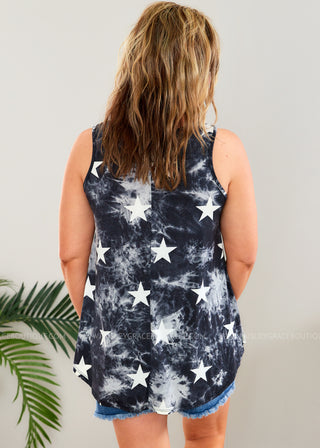 Ready for Fireworks Top - Black - FINAL SALE