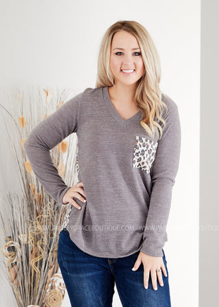 Wild Over You Top- TAUPE- FINAL SALE