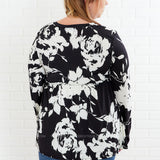 Flirting with Fall Top - Black* LAST ONES FINAL SALE *