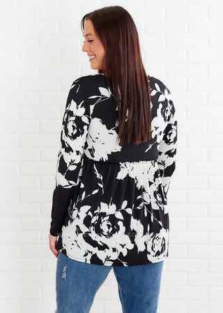 Flirting with Fall Top - Black - FINAL SALE