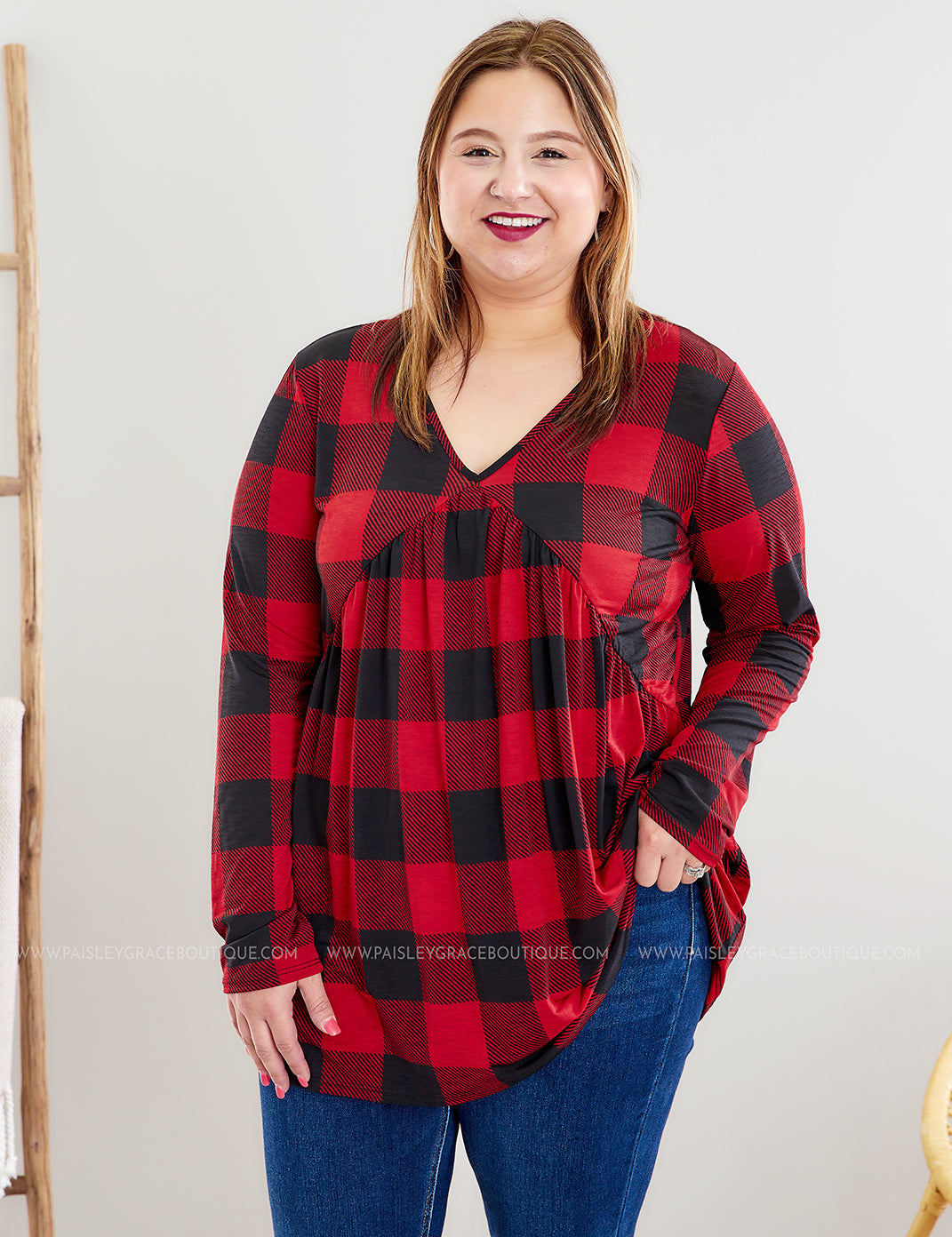 Game of Chance Top - Red - LAST ONES FINAL SALE