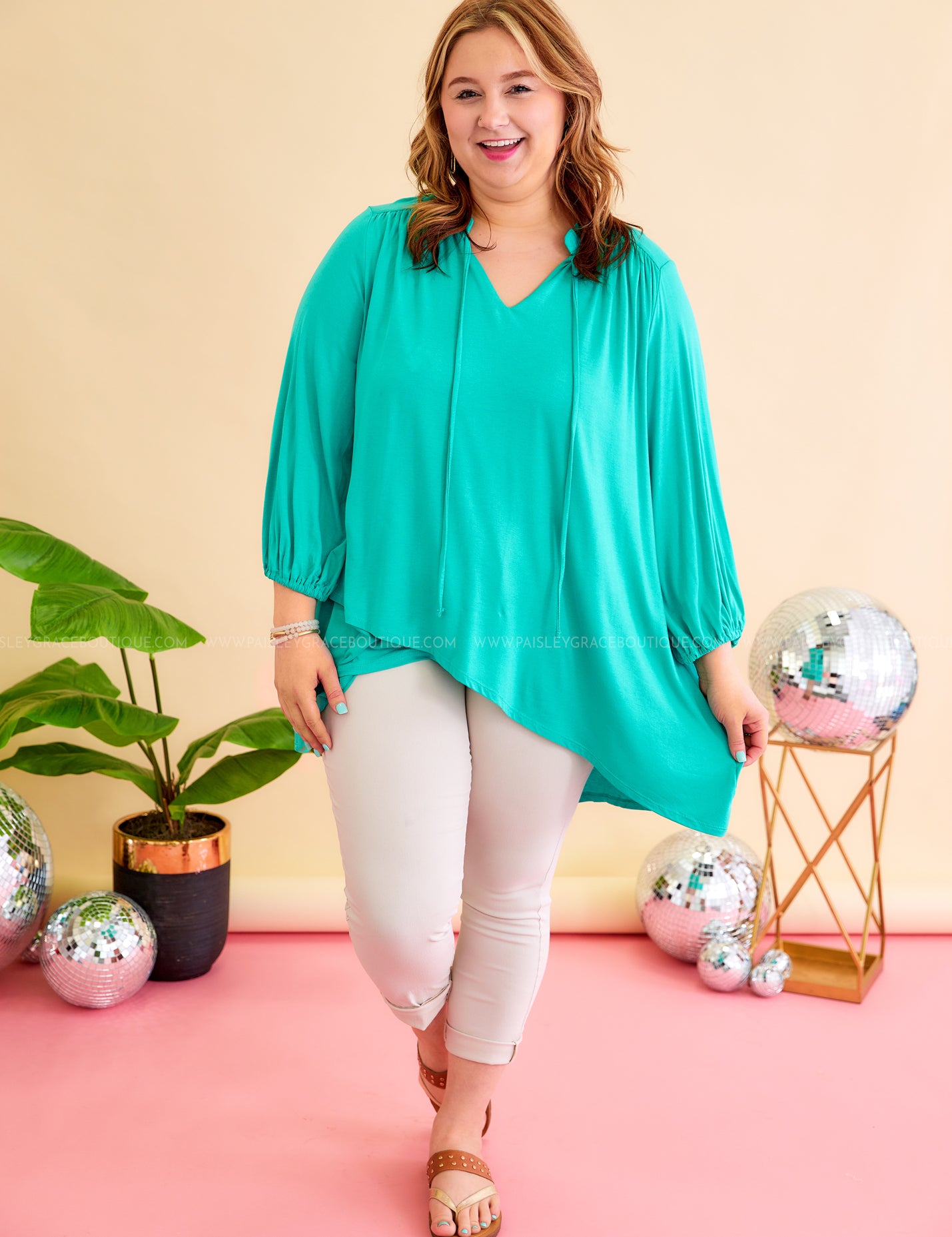 Miss Popularity Top - Mint* FINAL SALE *