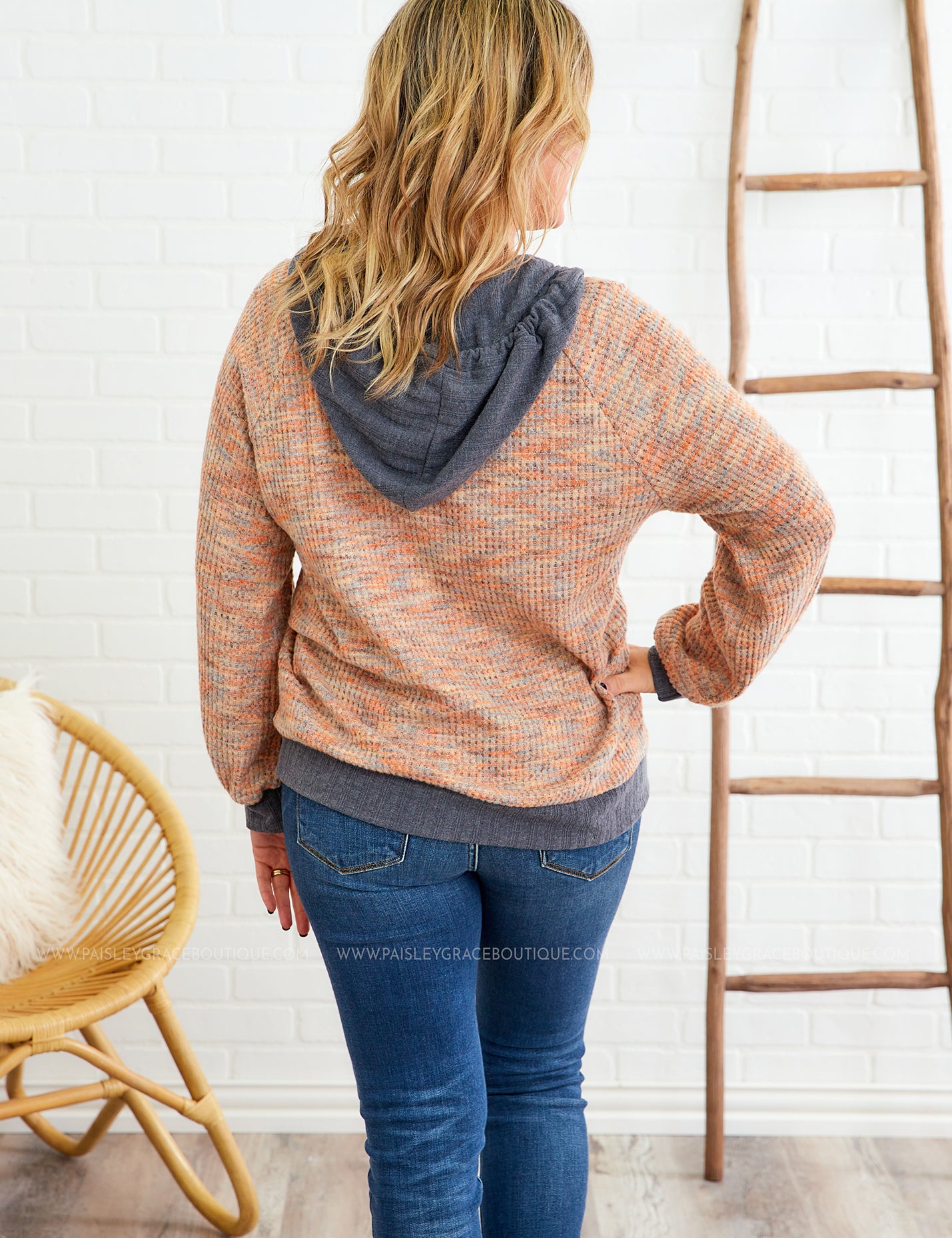 Easy On The Eyes Hooded Top - LAST ONES FINAL SALE