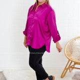 Fated to Be Yours Top - Magenta - LAST ONES FINAL SALE
