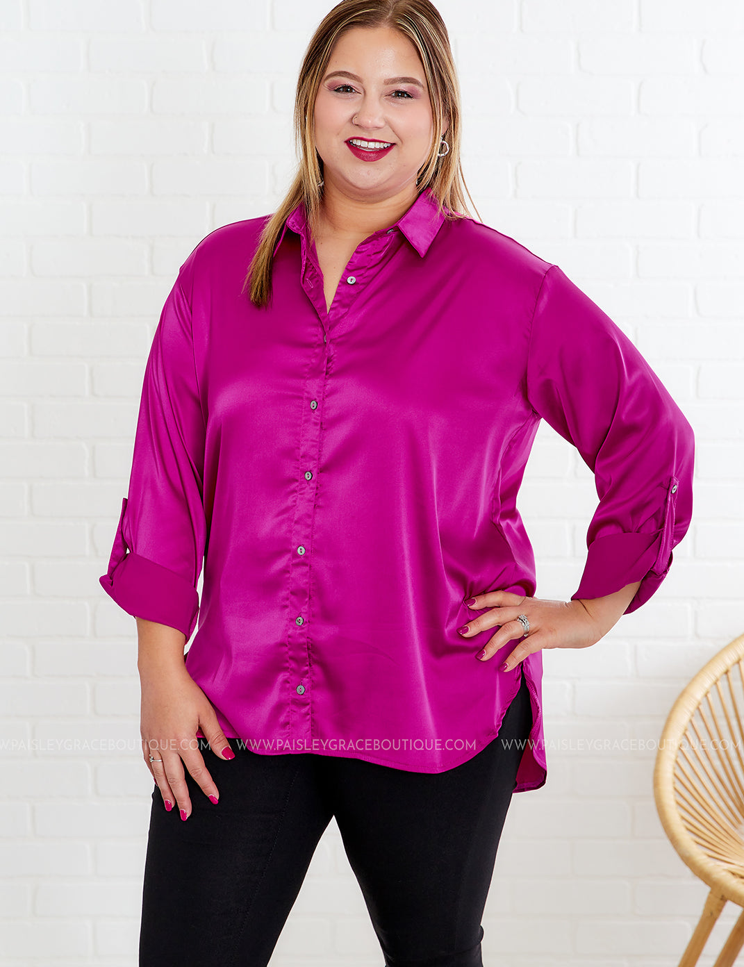 Fated to Be Yours Top - Magenta - LAST ONES FINAL SALE