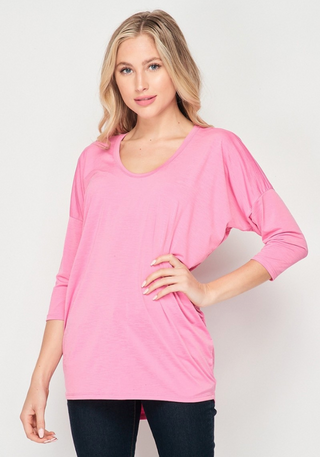 Solid PINK Top - LAST ONES FINAL SALE