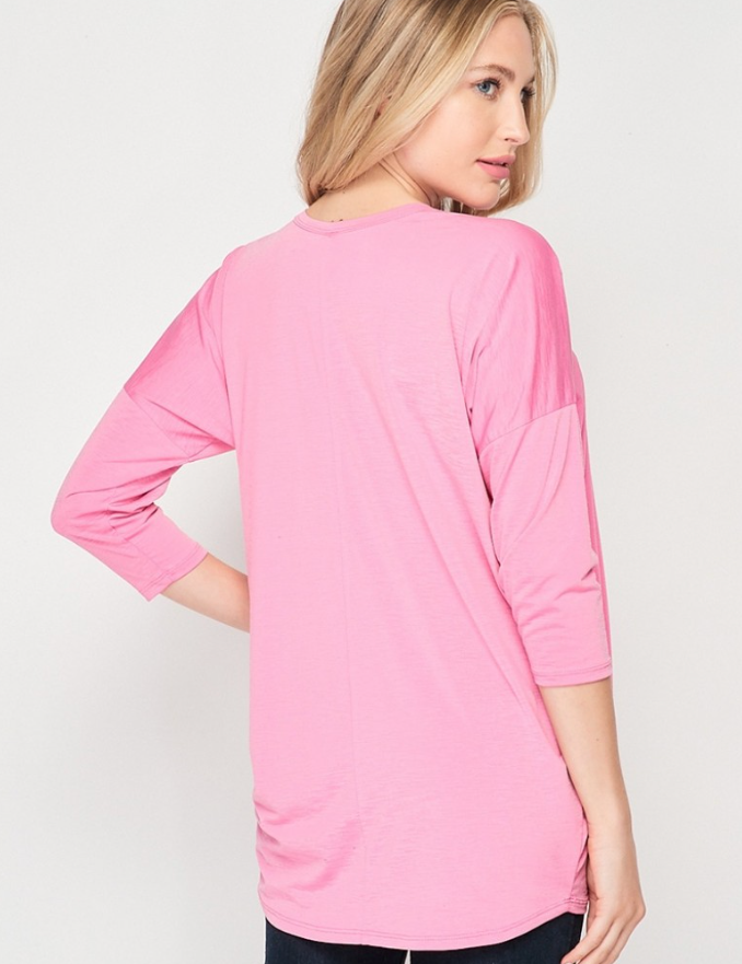 Solid PINK Top - LAST ONES FINAL SALE