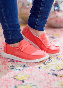 Stella Sneakers by Gypsy Jazz - Coral - FINAL SALE