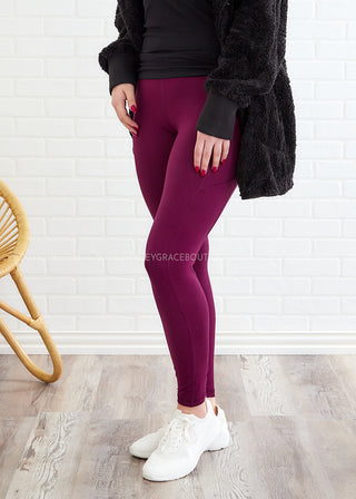 Step It Up Pocket Leggings - 2 colors - LAST ONE FINAL SALE - LAST ONE FINAL SALE