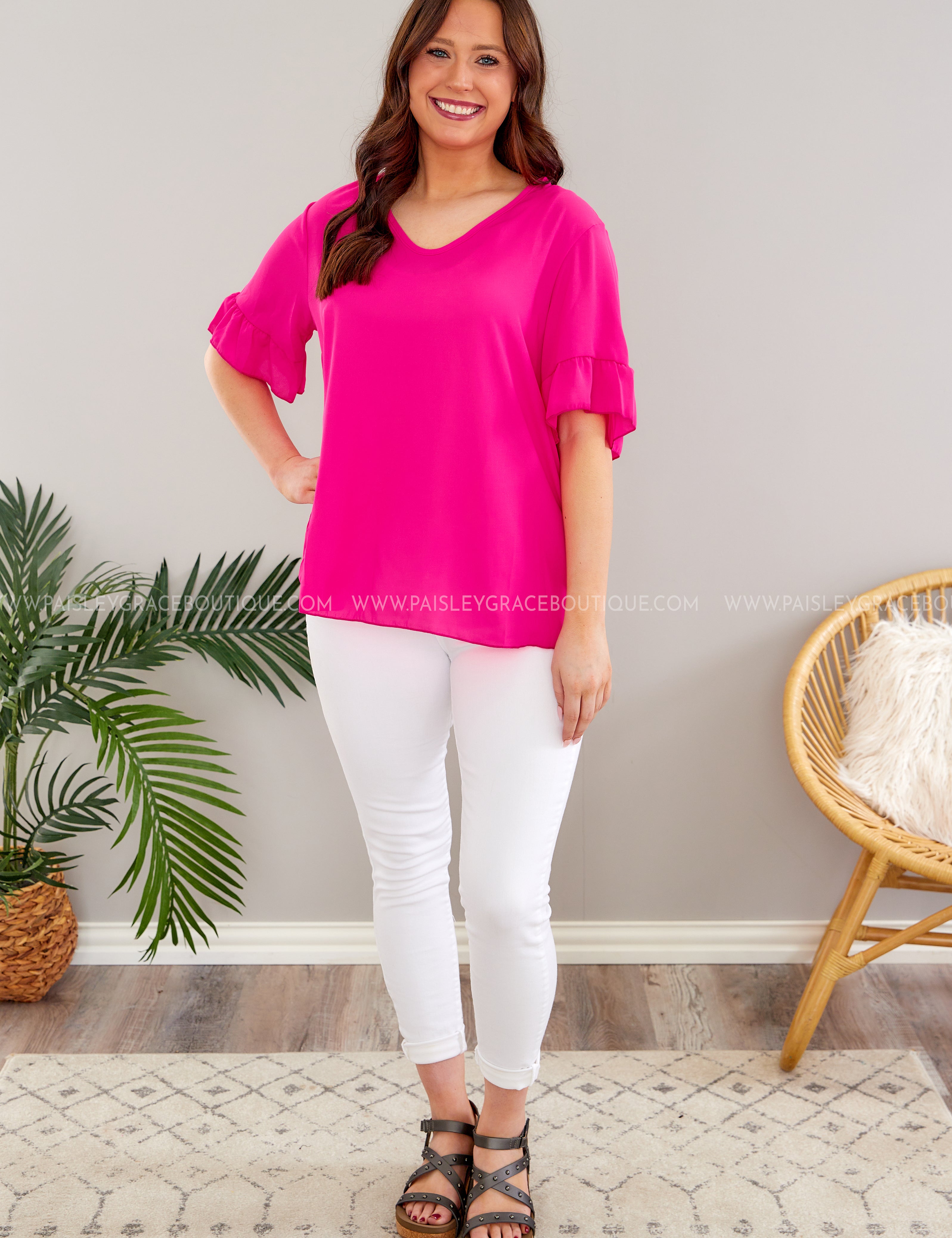 Groove with Me Top - Pink* LAST ONES FINAL SALE *