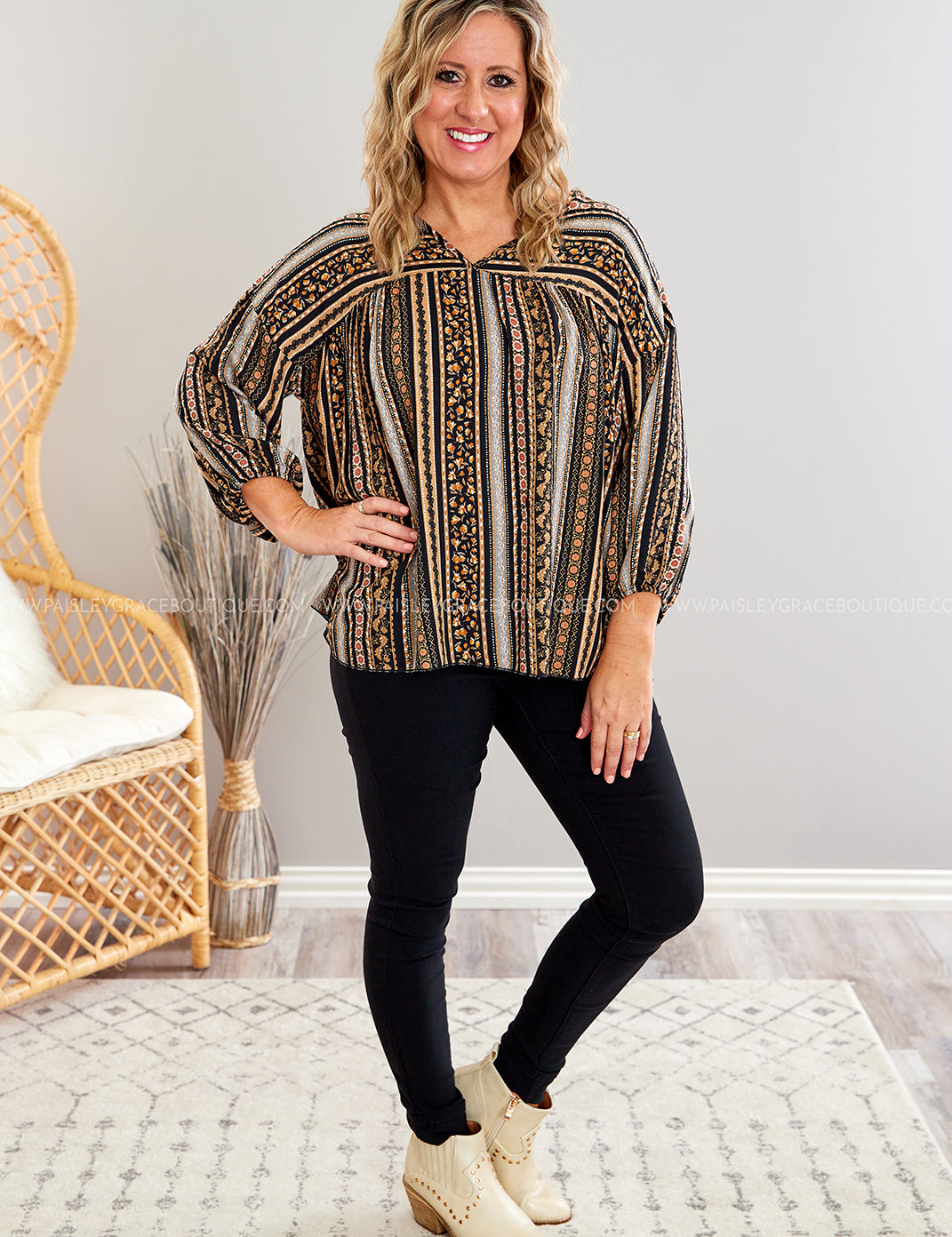 Fearless and Limitless Top - Black* LAST ONES FINAL SALE *