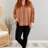 Fearless and Limitless Top - Rust* LAST ONES FINAL SALE *