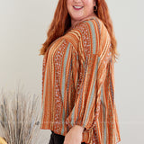 Fearless and Limitless Top - Rust* LAST ONES FINAL SALE *