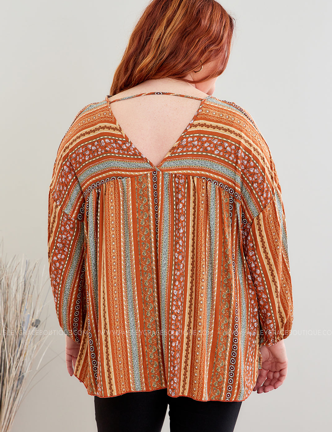 Fearless and Limitless Top - Rust* LAST ONES FINAL SALE *