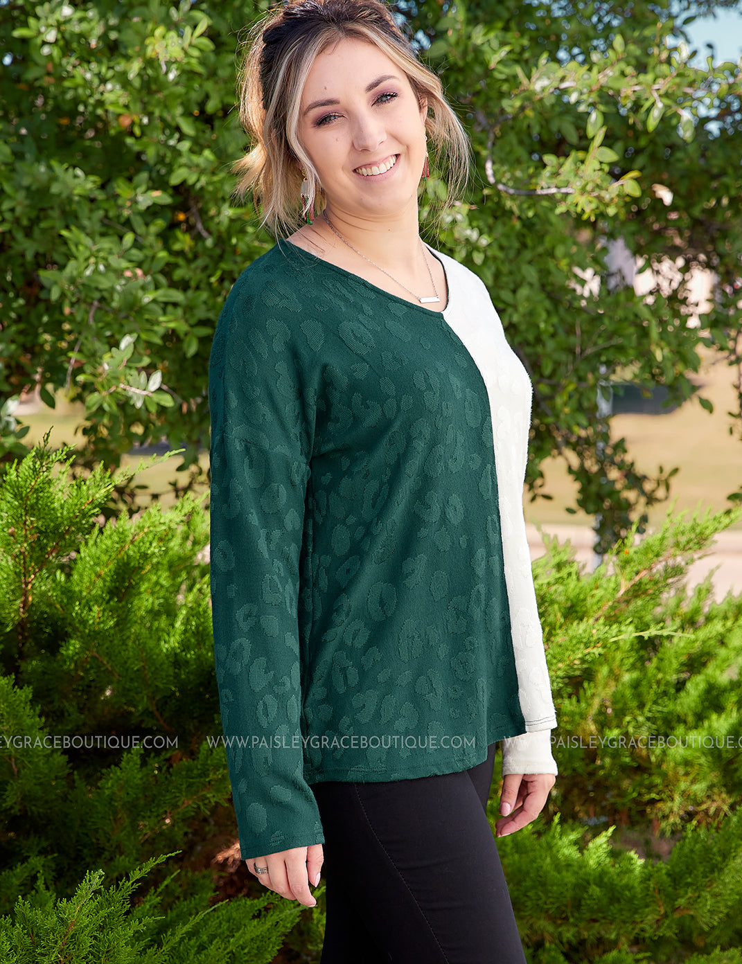 Across Town Adventures Top - Emerald* LAST ONES FINAL SALE *