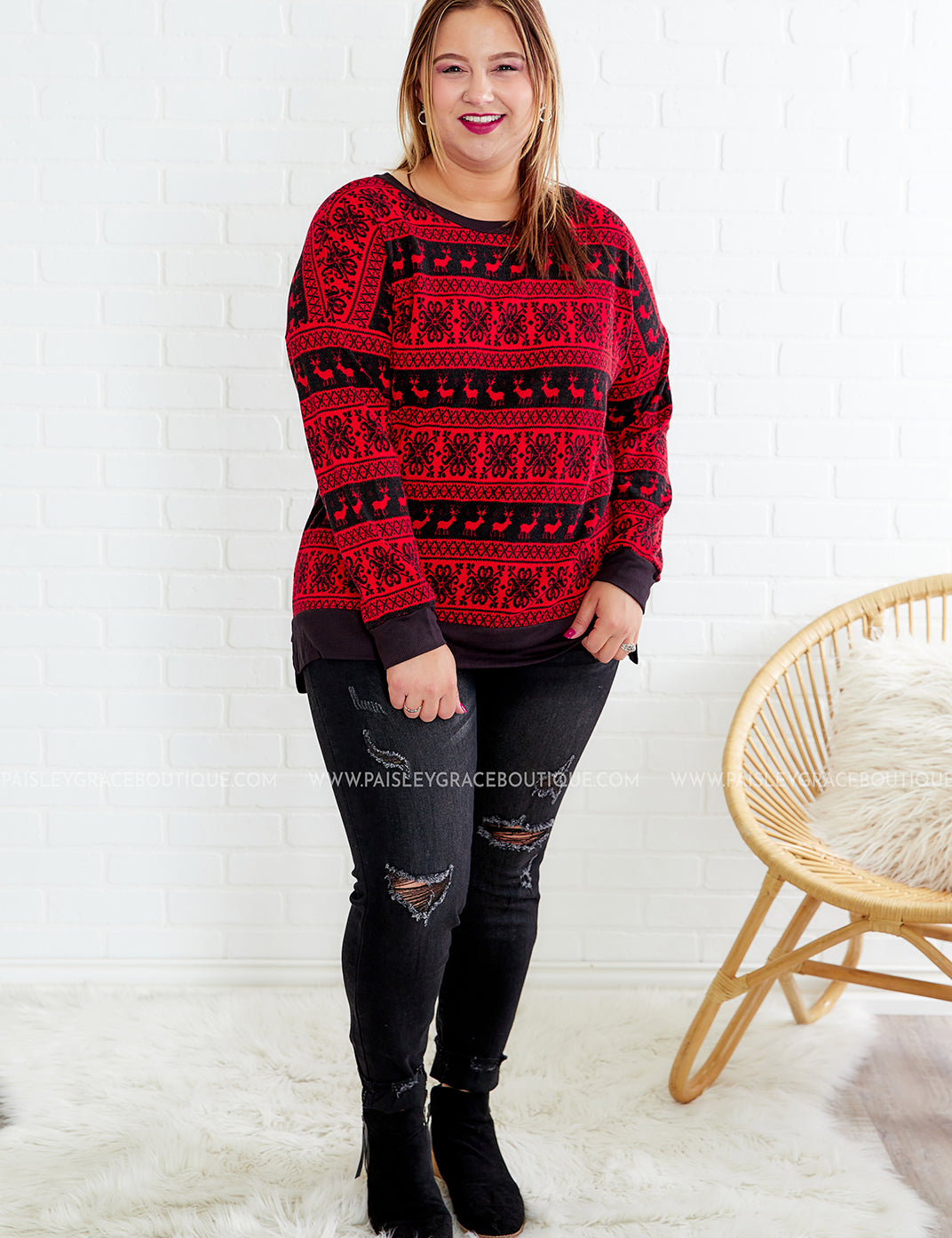 Must Be Magic Top - Red* LAST ONES FINAL SALE *