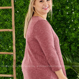 Monica Top-WINE - LAST ONES FINAL SALE