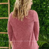 Monica Top-WINE - LAST ONES FINAL SALE