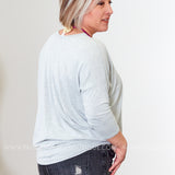 Bellamy Top- GREY* LAST ONES FINAL SALE *