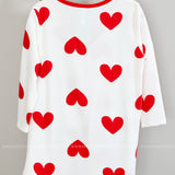 Ivory Heart Top with Criss Cross* LAST ONES FINAL SALE *