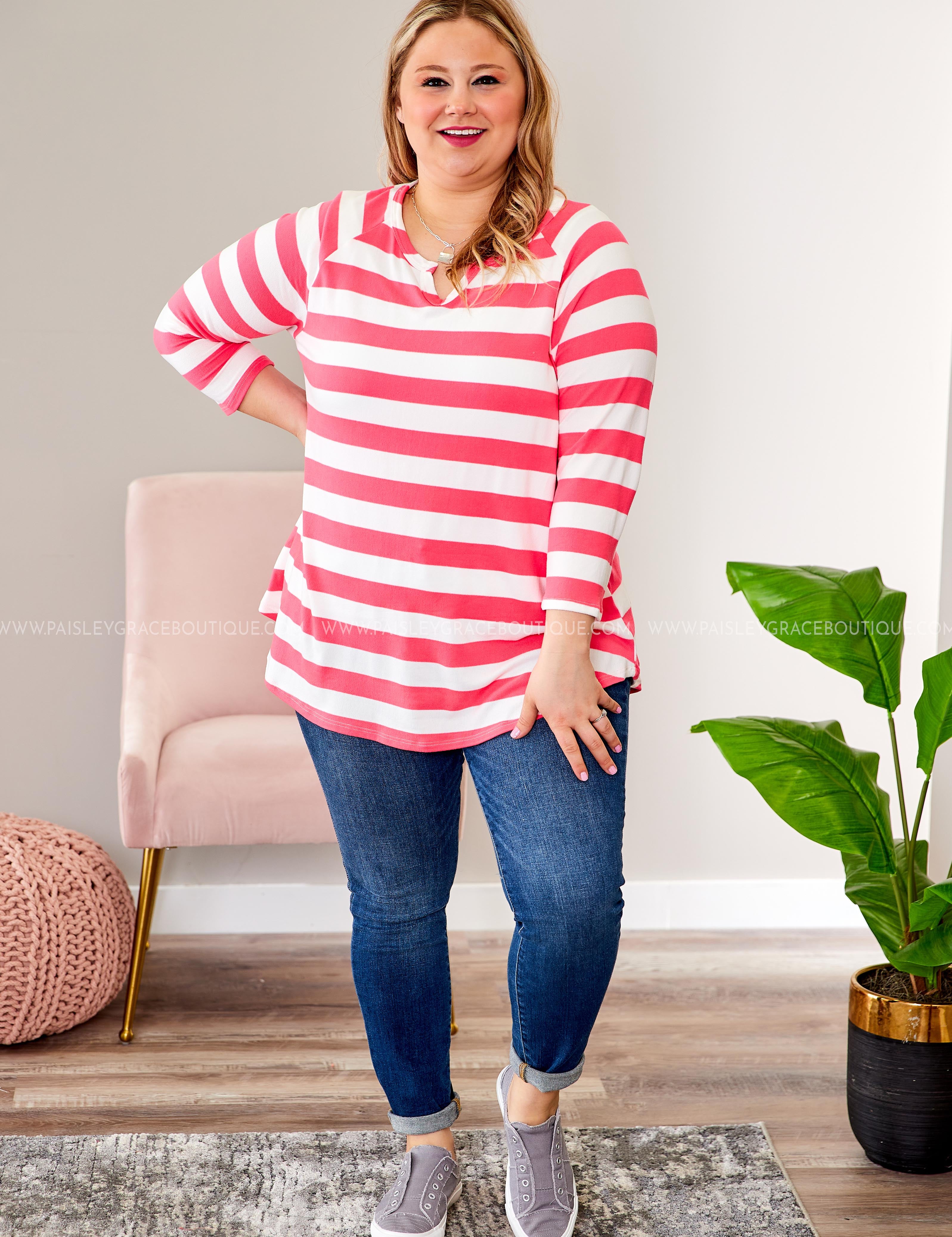 Glowing Days Top - Hot Pink* LAST ONES FINAL SALE *