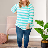 Glowing Days Top - Turquoise* LAST ONES FINAL SALE *