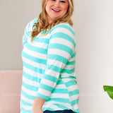 Glowing Days Top - Turquoise* LAST ONES FINAL SALE *