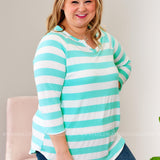 Glowing Days Top - Turquoise* LAST ONES FINAL SALE *