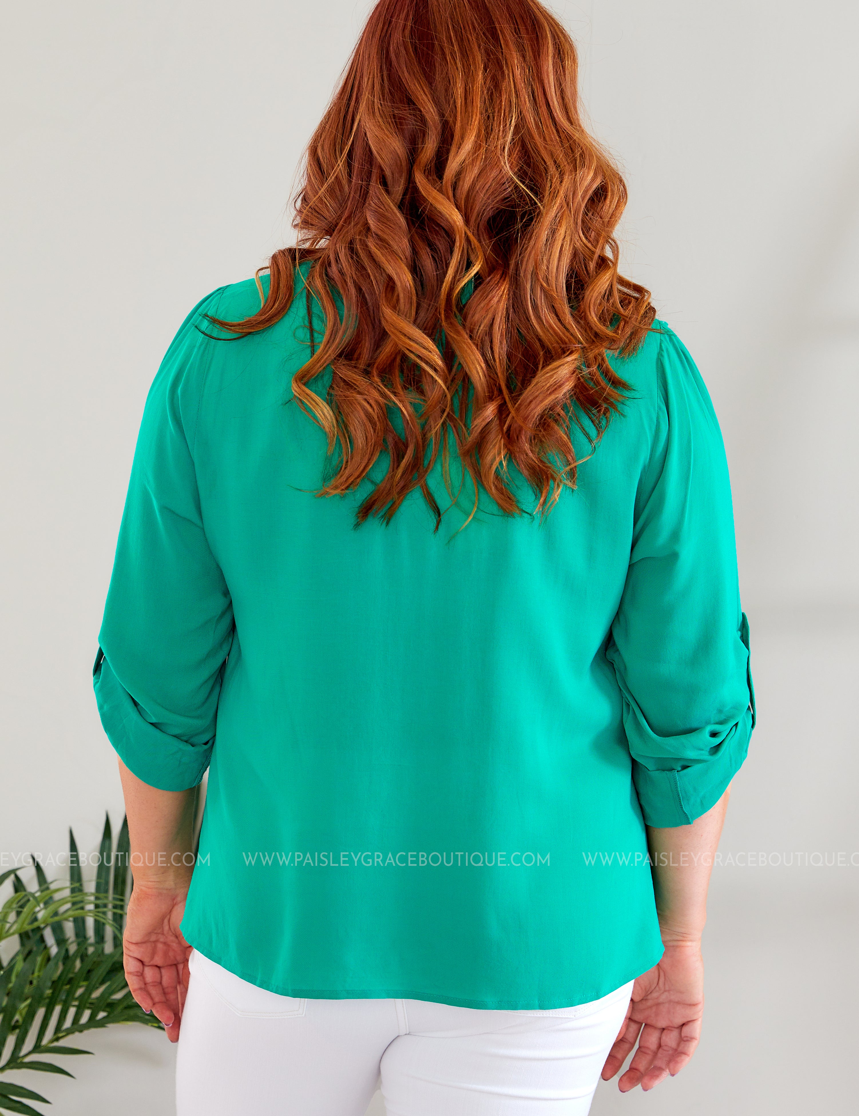 Happier Now Embroidered Top - LAST ONES FINAL SALE