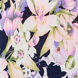 Navy & Purple Floral Top* LAST ONES FINAL SALE *