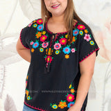 Loving Heart Embroidered Top* FINAL SALE *