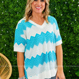 Gotta Have It Top - AQUA - LAST ONES FINAL SALE