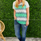 Figure You Out Top - TURQUOISE - LAST ONES FINAL SALE