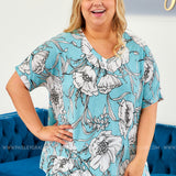 Blue and White Floral* LAST ONES FINAL SALE *