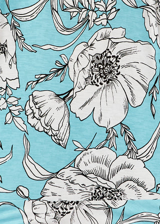 Blue and White Floral  - FINAL SALE