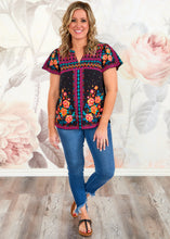Load image into Gallery viewer, Alluring Attitude Embroidered Top - FINAL SALE CLEARANCE
