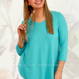 Rosalie Top - Aqua - LAST ONES FINAL SALE